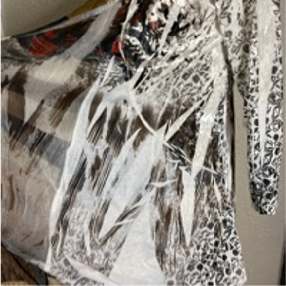 Women’s cardigan blouse lace velvet - Picture 11 of 12